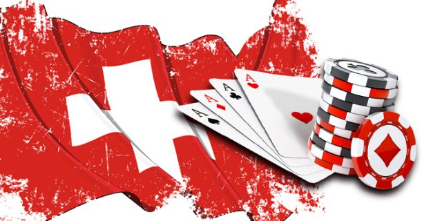 Suisse drapeau casino cartes jetons